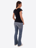 YES-ZEE D T-shirt girocollo con stampa nero