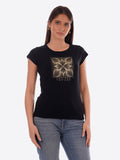 YES-ZEE D T-shirt girocollo con stampa nero