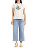 YES-ZEE D T-shirt stampa Parigi bianco
