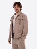 YES-ZEE U Giacca con cappuccio tortora