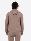 YES-ZEE U Giacca con cappuccio tortora