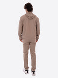 YES-ZEE U Giacca con cappuccio tortora