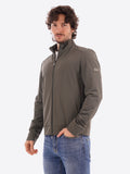 YES-ZEE U Giubbino in tessuto tecnico VERDE MILITARE