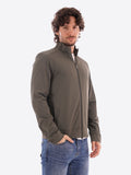 YES-ZEE U Giubbino in tessuto tecnico VERDE MILITARE