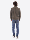 YES-ZEE U Giubbino in tessuto tecnico VERDE MILITARE