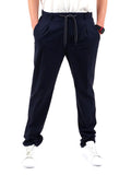 YES-ZEE U Pantaloni con coulisse NAVY