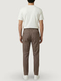 YOS HYPS Pantalaccio con pinces marrone