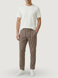 YOS HYPS Pantalaccio con pinces marrone