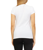 AX ARMANI D T-shirt basic con logo bianco