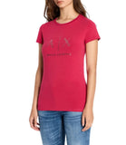 AX ARMANI D T-shirt manica corta con logo rosso