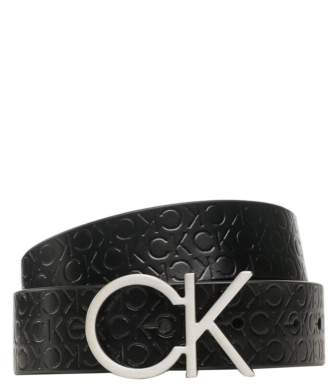 CK ACC.D PRE Cintura re-lock con logo nero
