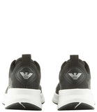 EA7 U Sneakers con suola in contrasto NERO/ARGENTO
