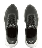 EA7 U Sneakers con suola in contrasto NERO/ARGENTO