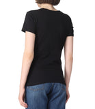 LIU JO JEANS T-shirt con stampa stella nero