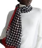 LIU JO SOFT ACC1 Sciarpe foulard fantasia NERO/B.CO