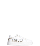 LIU JO SPORT SHOES Sneakers platform con maxi logo sfumato bianco