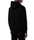 NORTH SAILS U Felpa hooded con cappuccio con maxi logo nero
