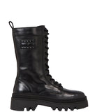 TOMMY J D CAL Stivale anfibio total black nero