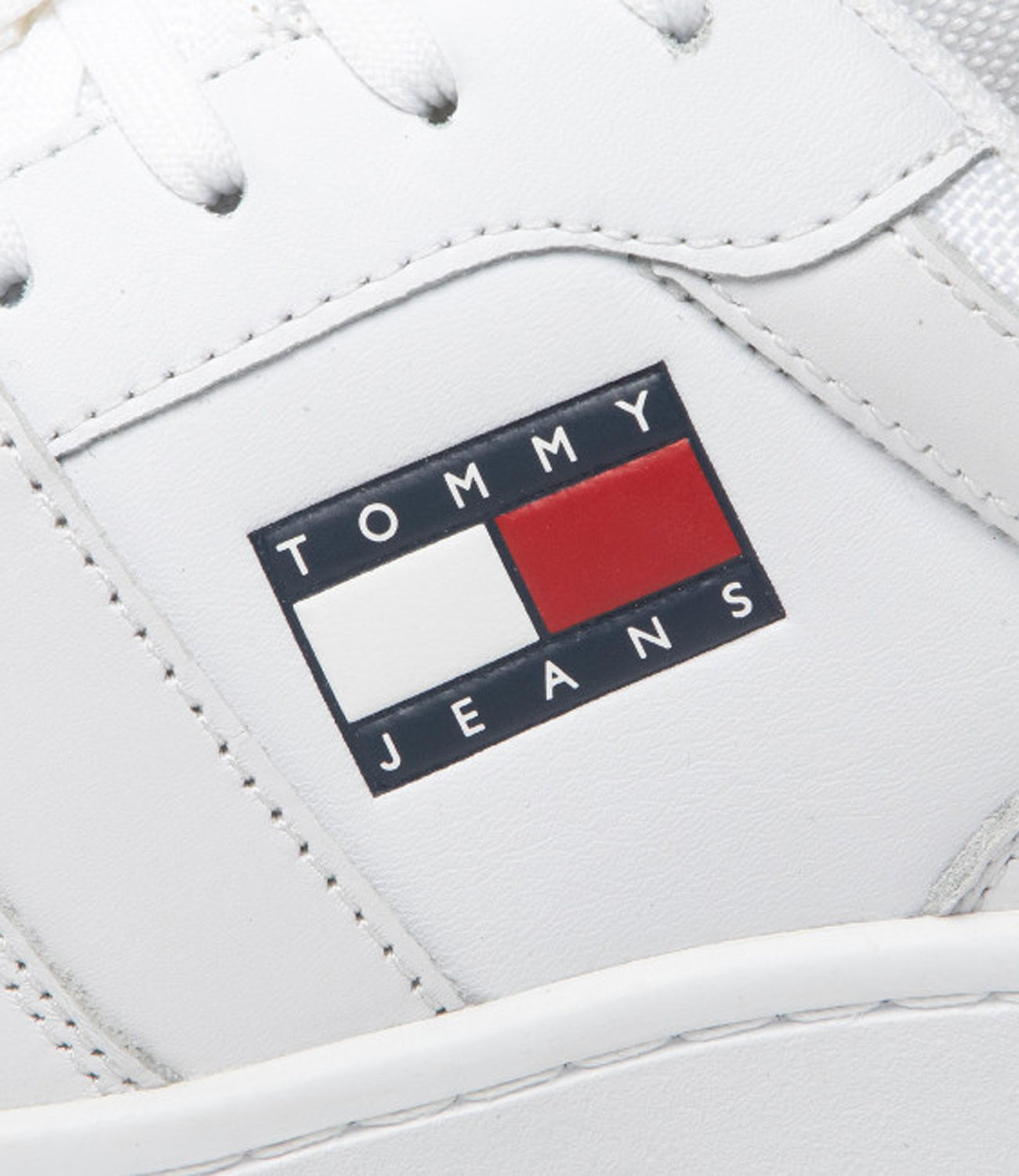 TOMMY J U CAL Sneakers bianche con logo TJ bianco