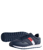 TOMMY J U CAL Sneakers essential leather runner blu