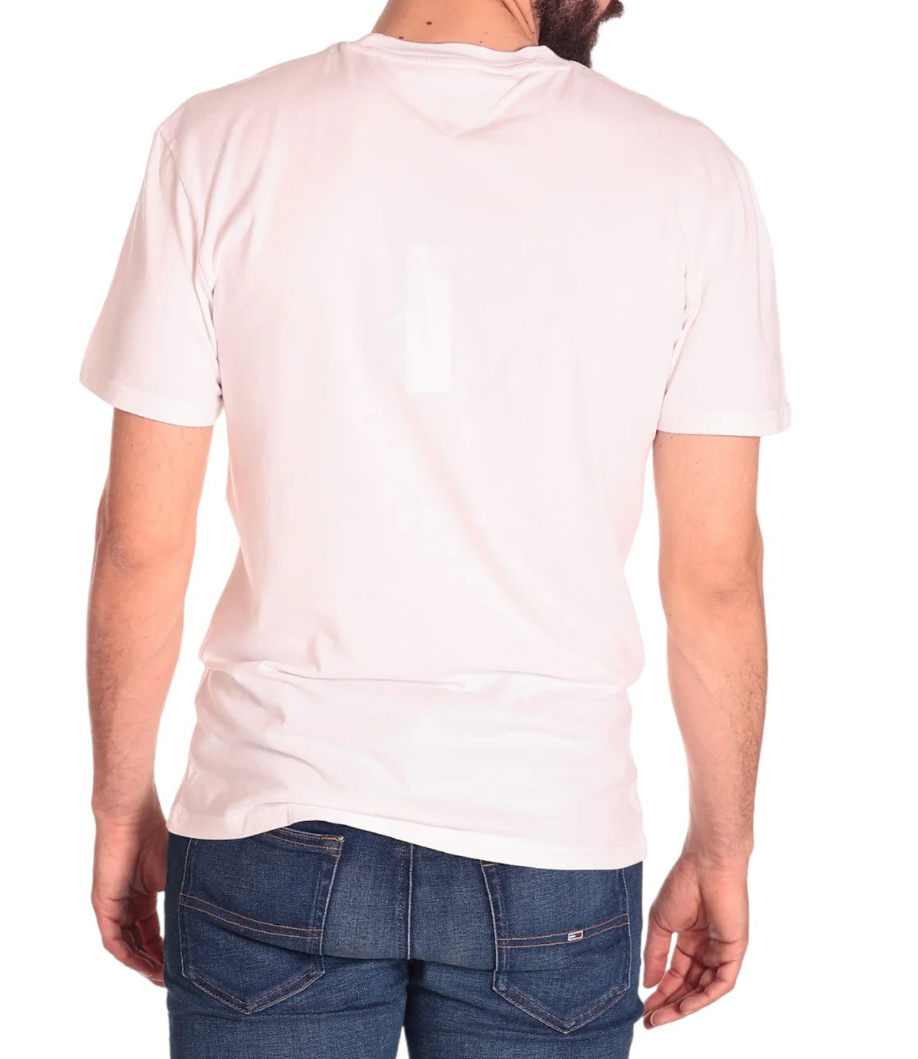 TOMMY J U T-shirt regular con logo bianco
