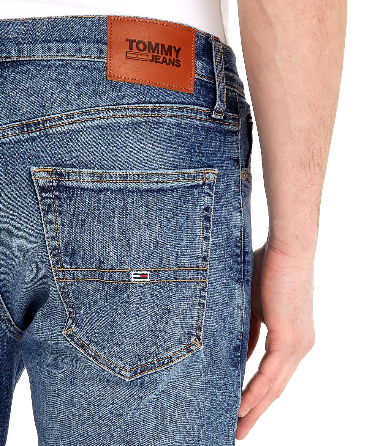 TOMMY J U Jeans slim denim chiaro DENIM CHIARO