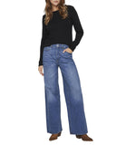 VILA Pullover girocollo Fem Knit nero