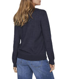 VILA Pullover girocollo Fem Knit NAVY