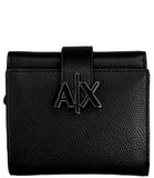 AX ARMANI D Mini portafoglio con logo nero