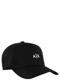 AX ARMANI U Cappello baseball con logo NERO/B.CO