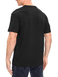 CK J U COL T-shirt con piccolo logo institutional nero