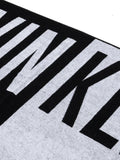CK U B.WEAR Telo mare con logo bicolore nero