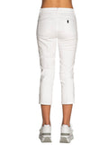 LIU JO BLUE DENIM Pantaloni classy cropped bianco